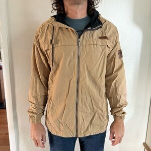 Columbia Lightweight Windbreaker Jacket Khaki